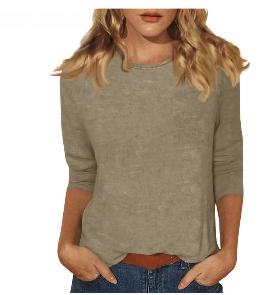Women's Casual Shirts Long Sleeve Tops, Soft Crewneck T Shirts, Basic Tee for Business, Workout and Fall Clothes 2026