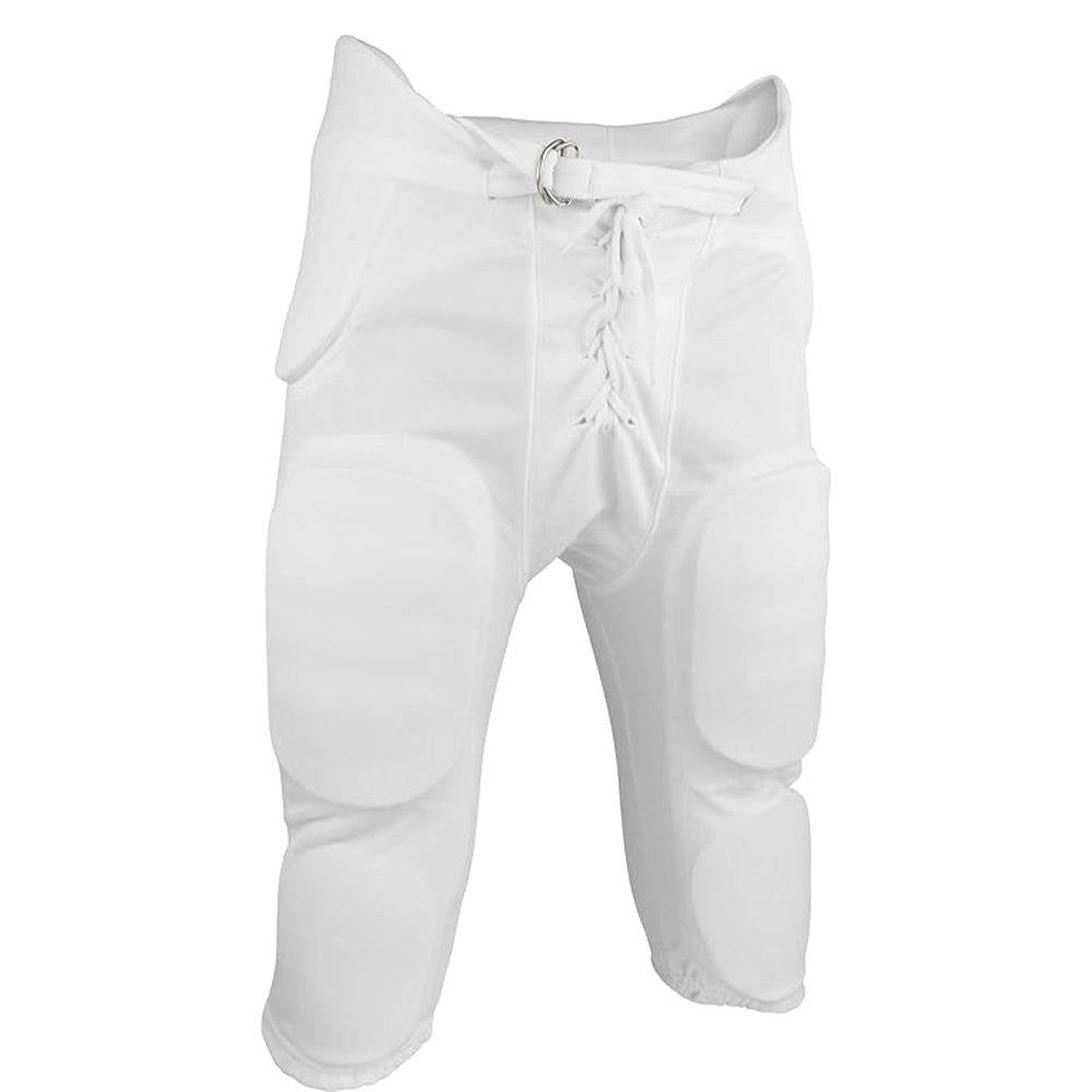 Mens Double Knit Integrated Football Practice Pants, Adult Padded Football Pants
