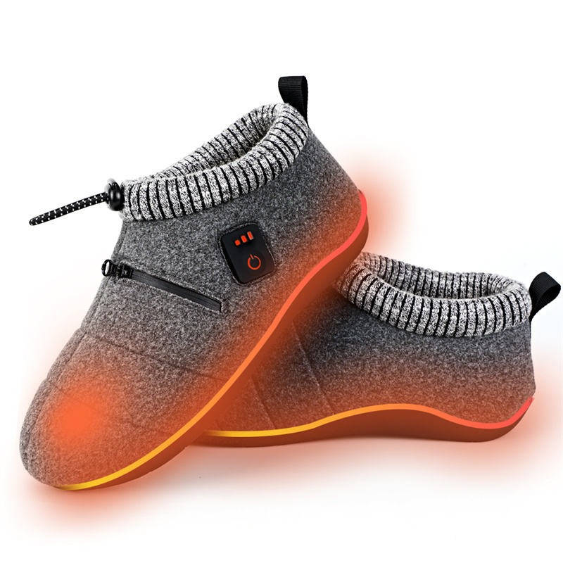 Heated Slippers for Men & Women, Rechargeable Electric Slippers with 3 Heat Settings, 11 Hour Warmth, 2000mAh Battery