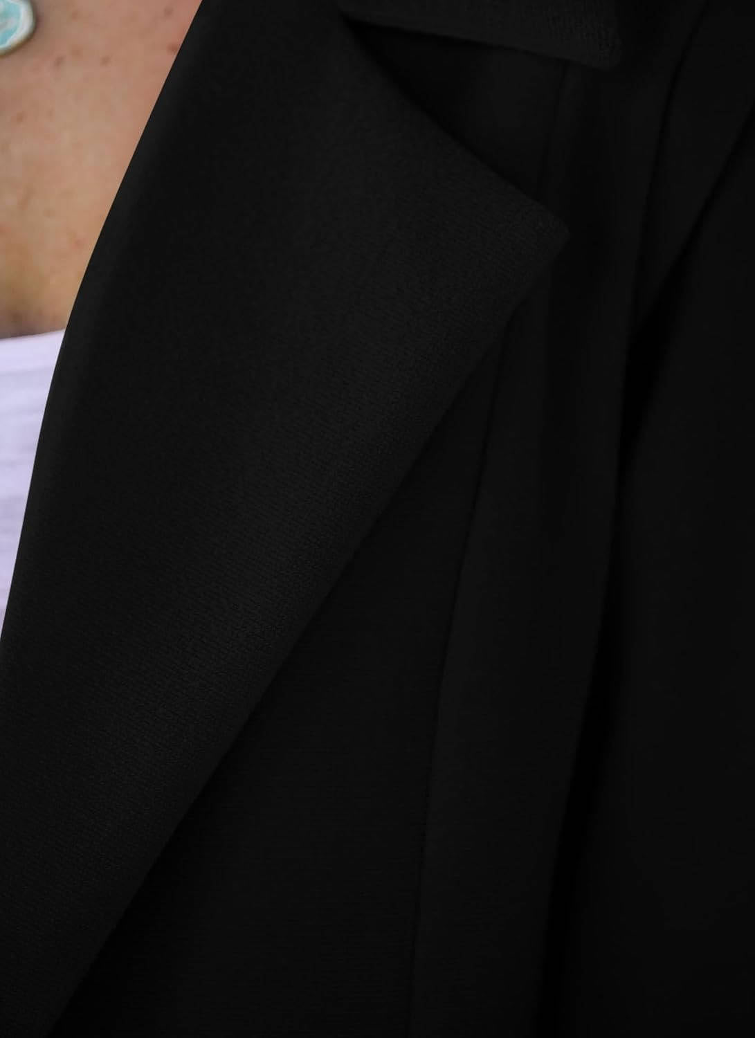 Womens Long Blazer Jacket, Business Casual Workwear