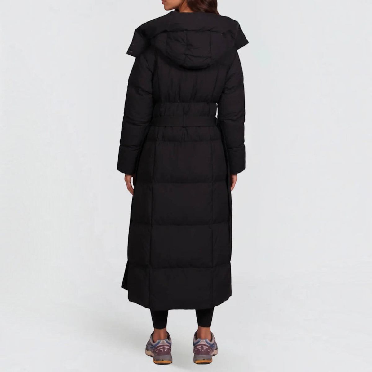 Womens Puffer Coat, Luciana Hooded Winter Coat, Warm Quilted Outerwear