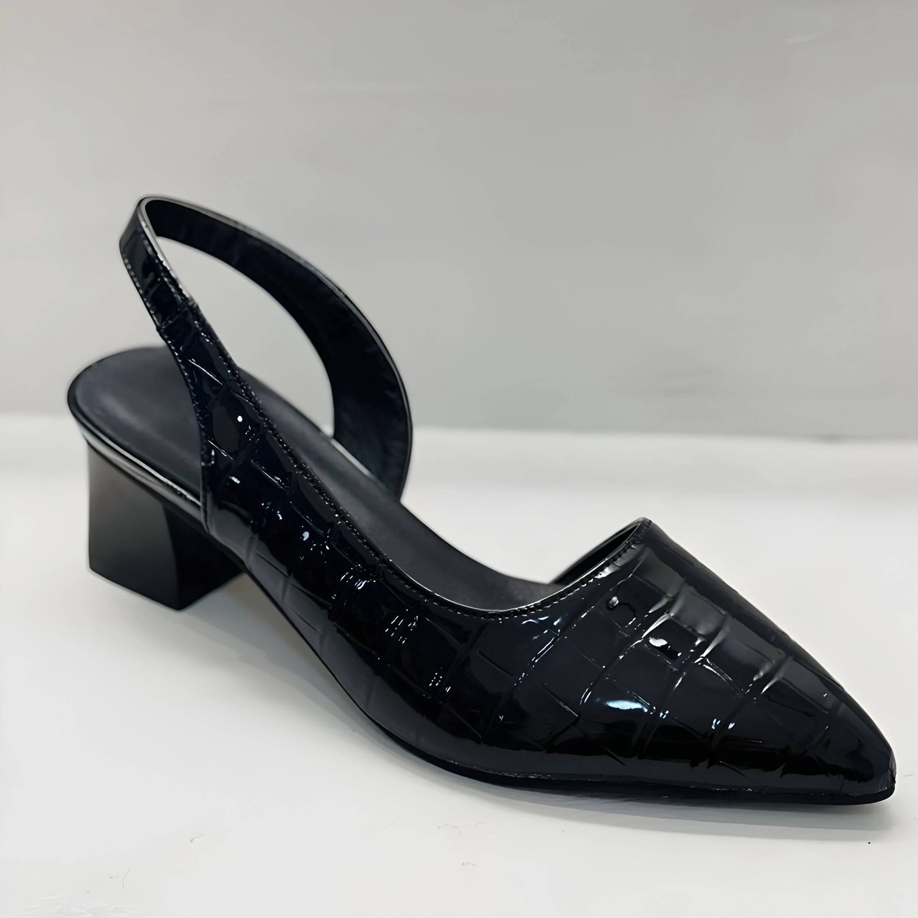 Women's Comfortable Wedge Dress Pumps, Fashion Block Heel Shoes for Work and Weddings