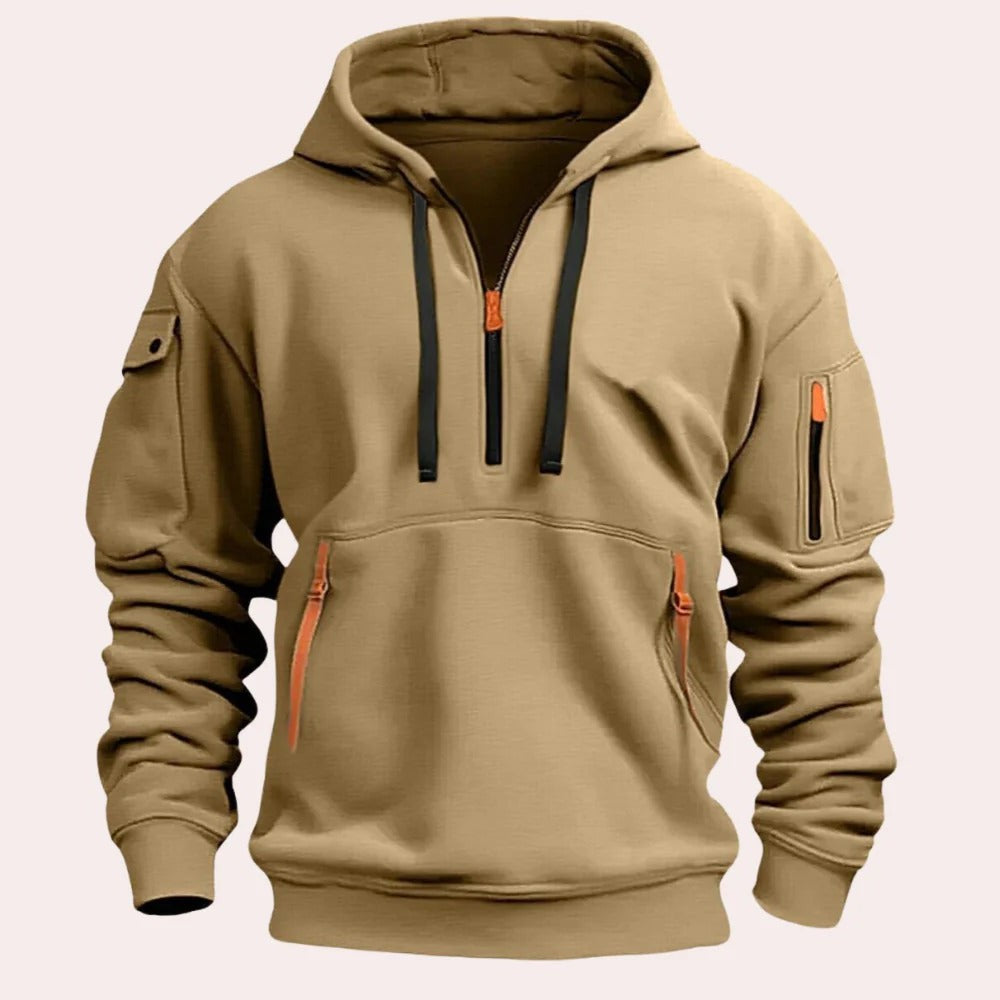 Mens Pullover Hoodie with Kangaroo Pocket