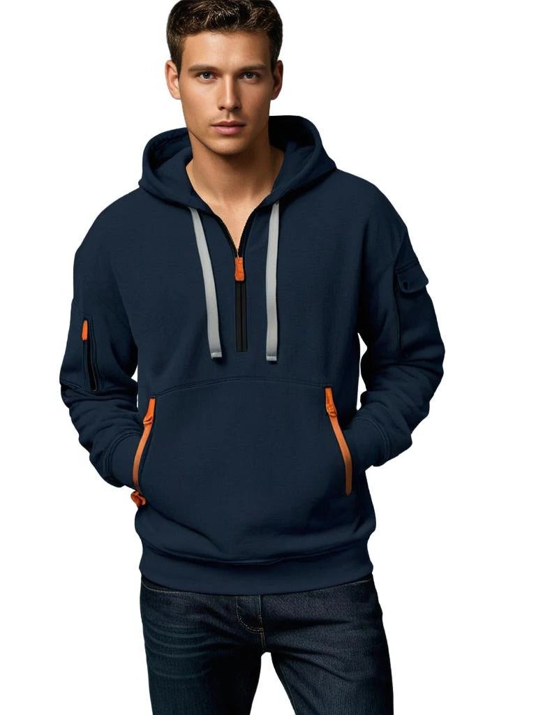Mens Pullover Hoodie with Kangaroo Pocket
