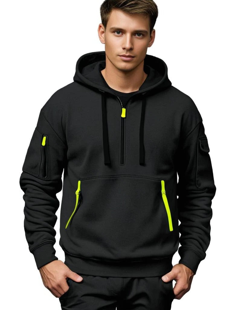 Mens Pullover Hoodie with Kangaroo Pocket