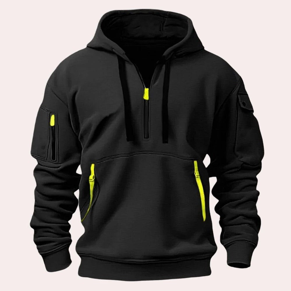 Mens Pullover Hoodie with Kangaroo Pocket
