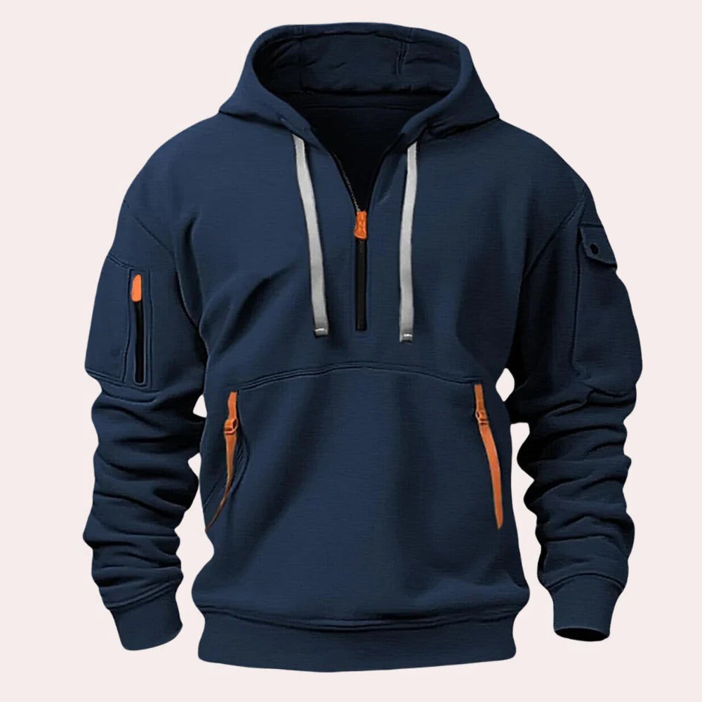 Mens Pullover Hoodie with Kangaroo Pocket