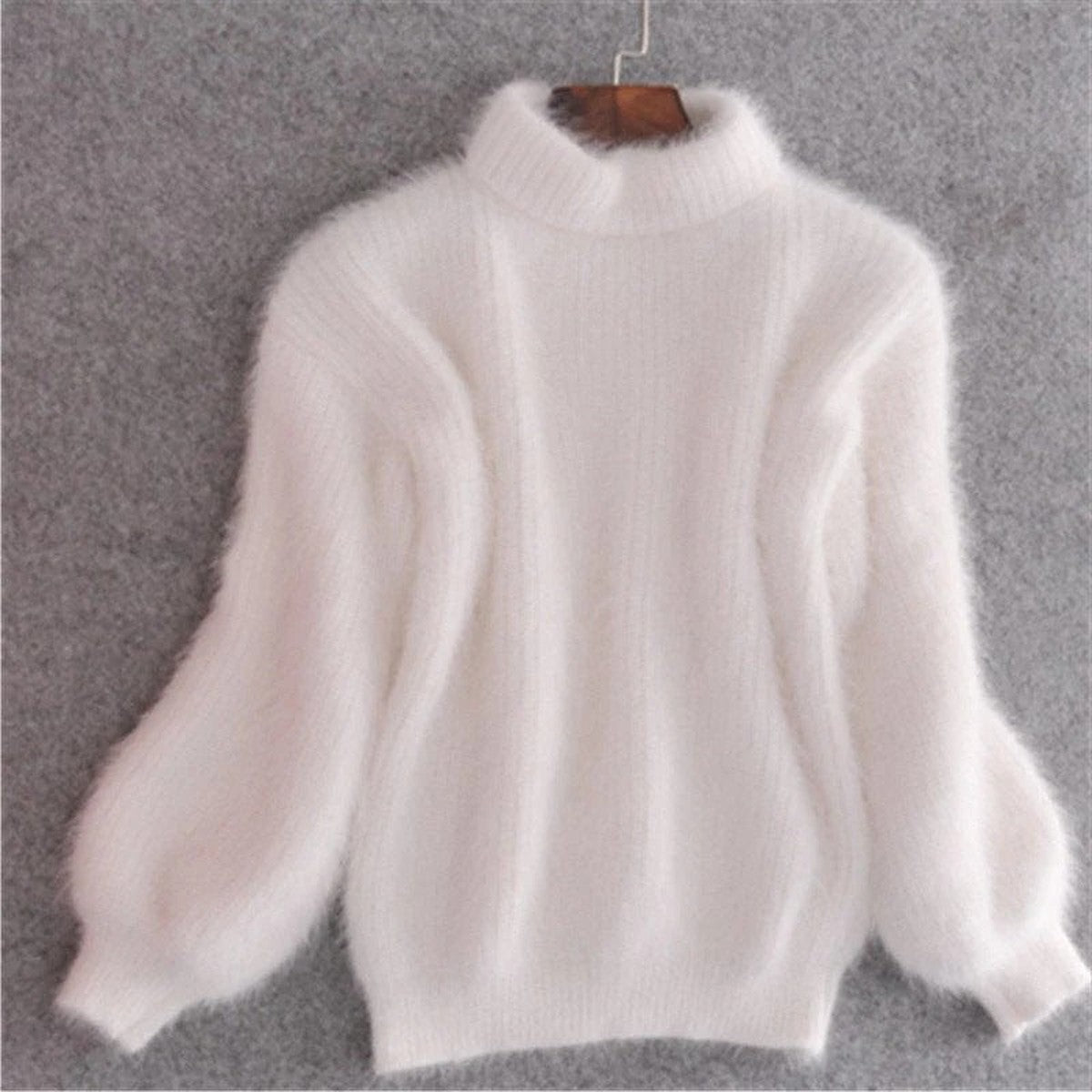 Open Weave Crochet Pullover Sweater with Dropped Shoulders for Women