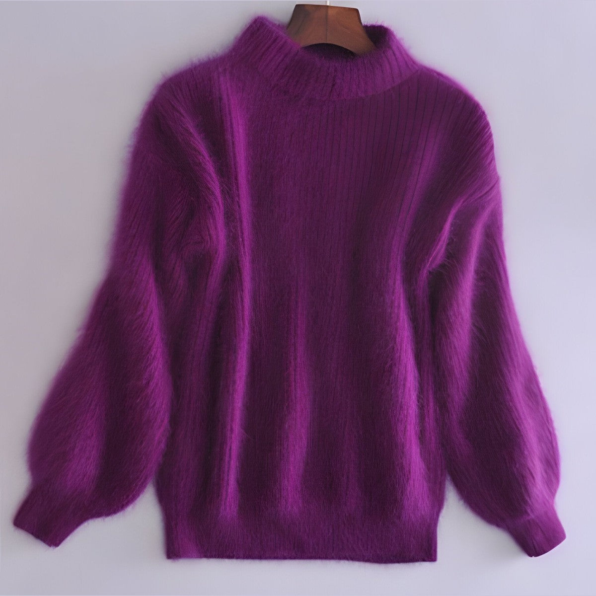 Open Weave Crochet Pullover Sweater with Dropped Shoulders for Women