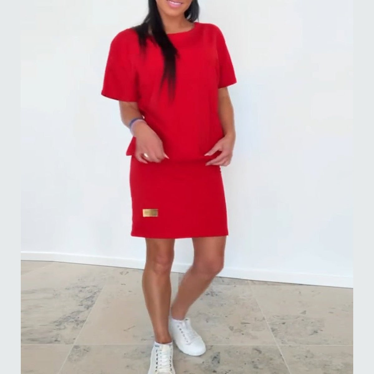 Long Sleeve Flowy Tiered Midi Dress with Mandarin Collar for Women