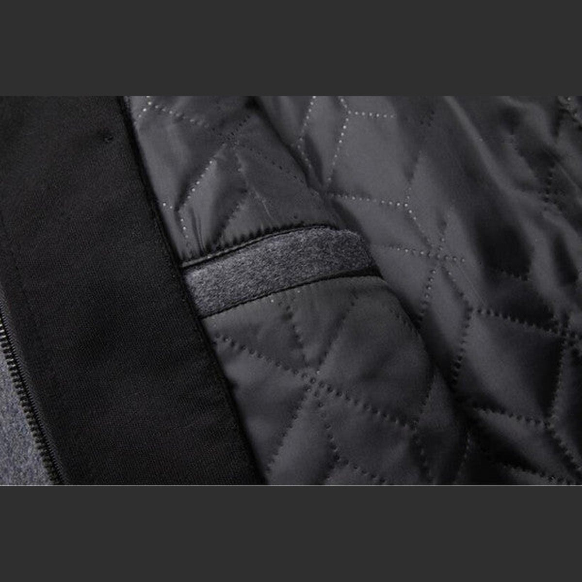 Men Wool Blend Trench Coat with Detachable Hood and Button Closure