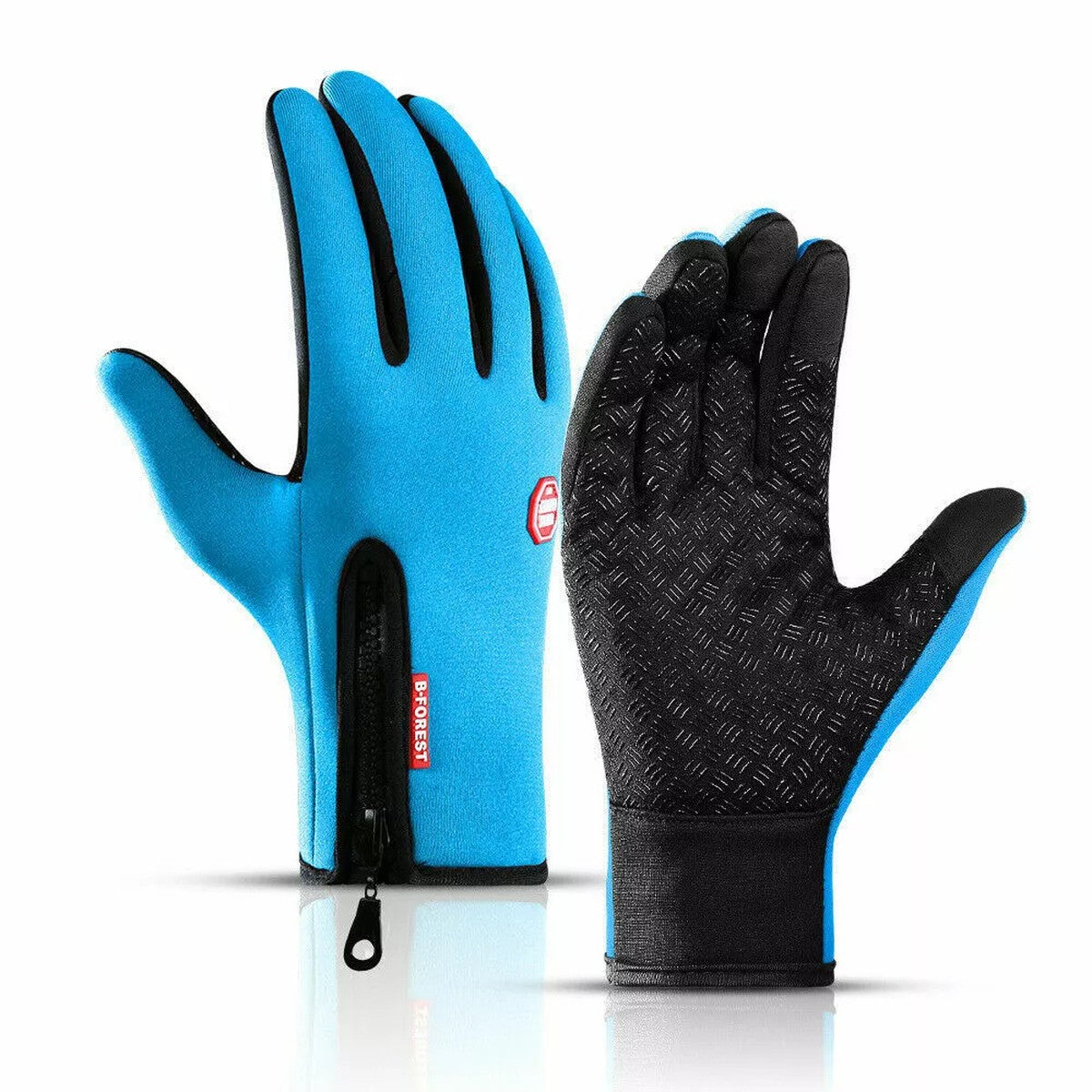 Thermal Touchscreen Sports Gloves with Windproof Fleece Lining and Anti Slip Grip