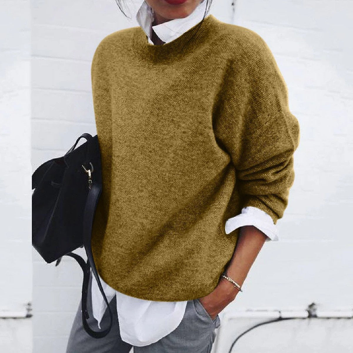 Oversized Chunky Knit Cardigan Sweater with Open Front and Long Sleeves