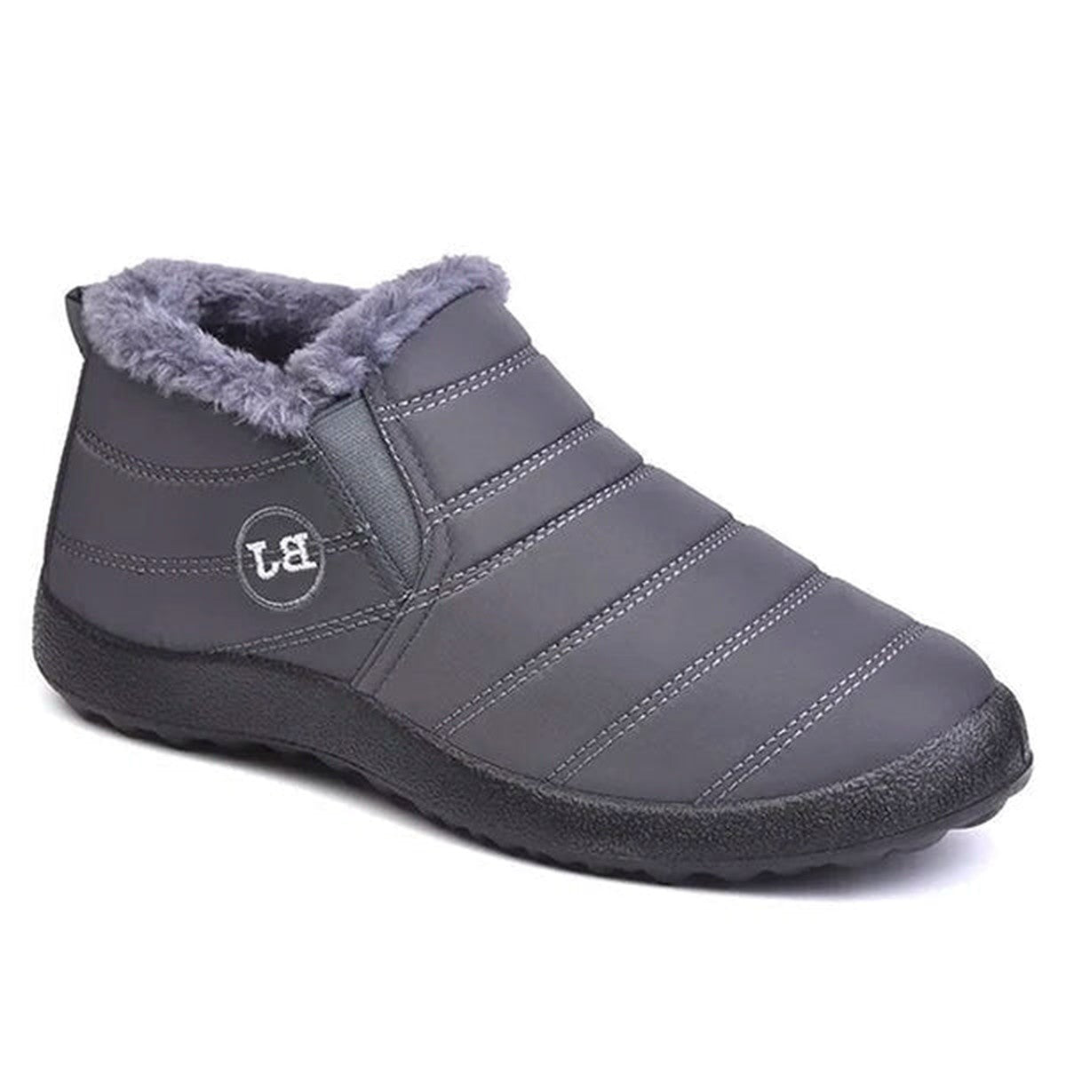 Thermal Warm Ankle Snow Boots with Plush Fur Lining and Anti Slip Soles