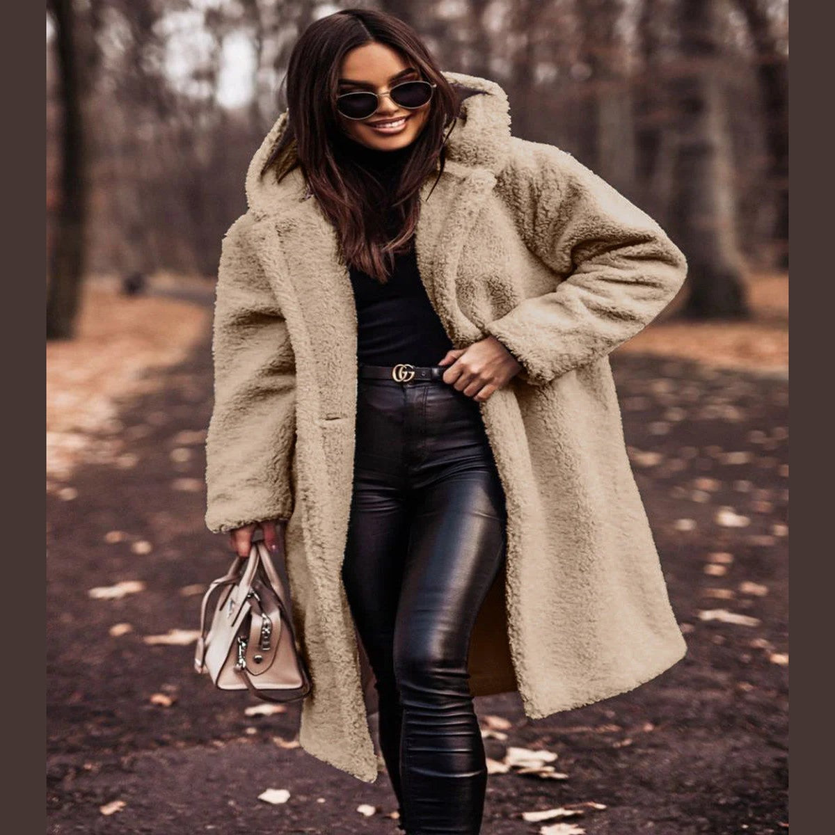Women Quilted Puffer Jacket with High Stand Collar and Full Zip Closure
