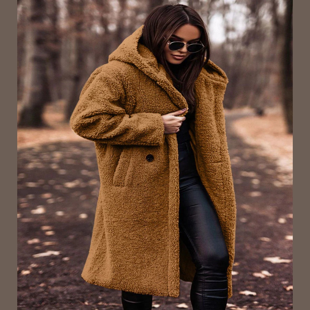 Women Quilted Puffer Jacket with High Stand Collar and Full Zip Closure