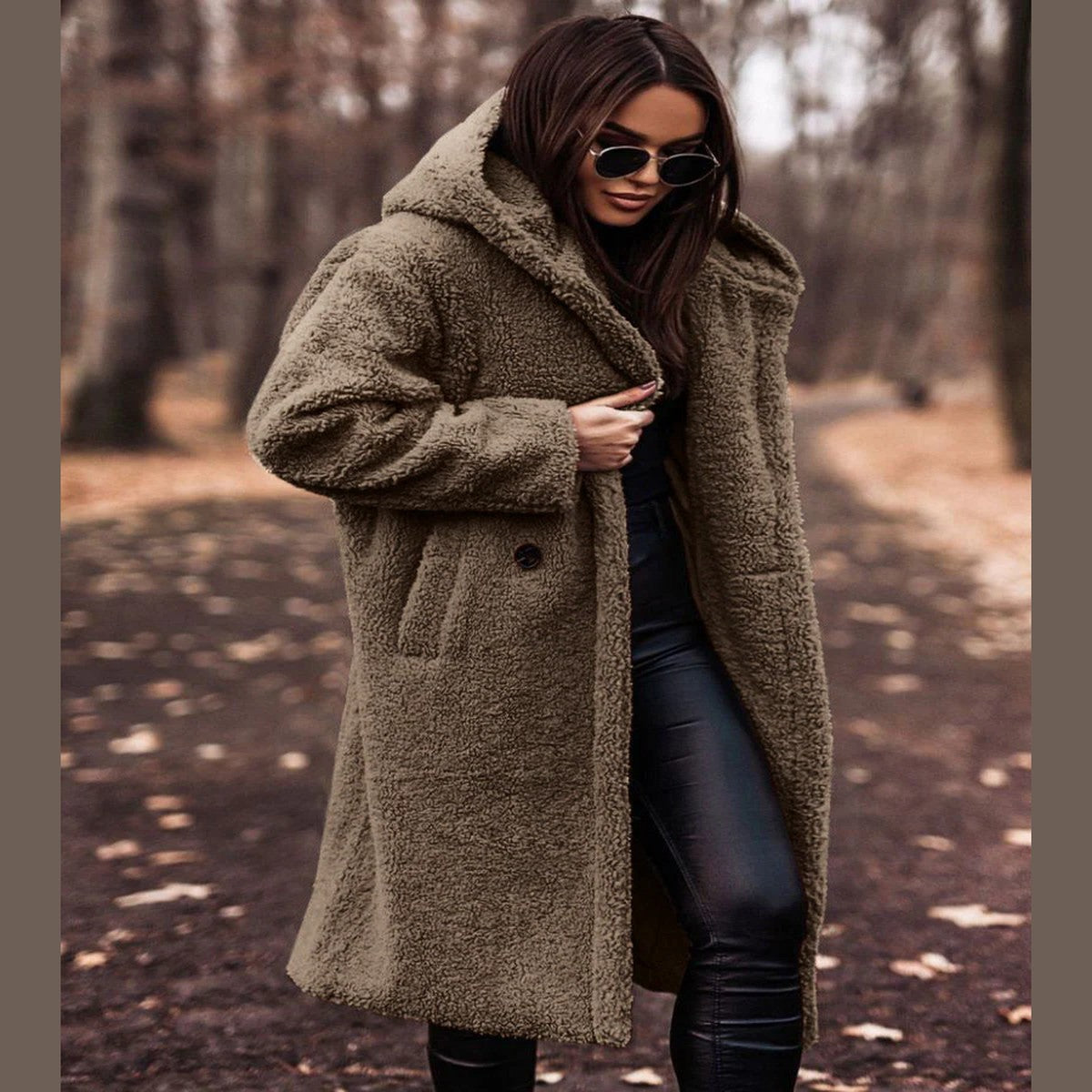 Women Quilted Puffer Jacket with High Stand Collar and Full Zip Closure