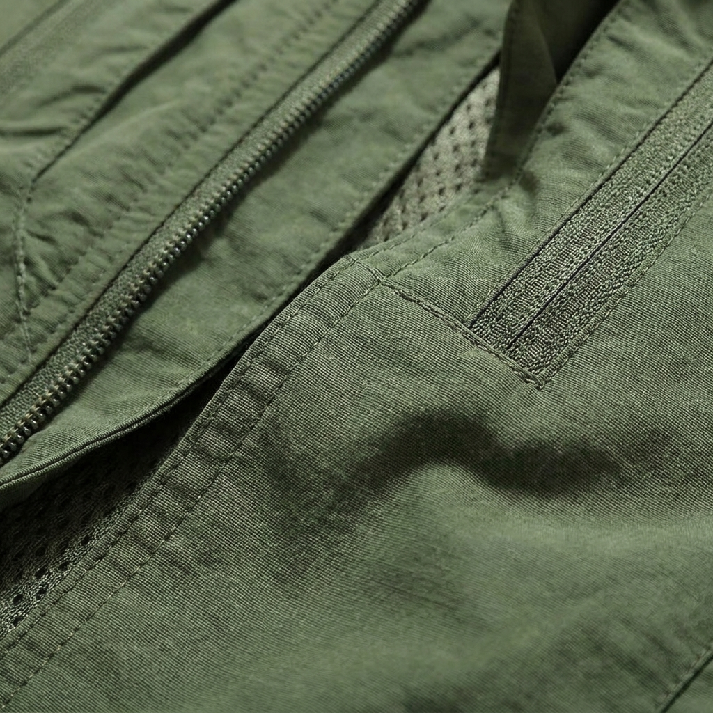 Noor | Hooded Zip-Up Draped Coat