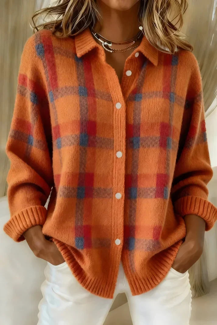Longline Button Front Cardigan with Relaxed Fit and Extended Length
