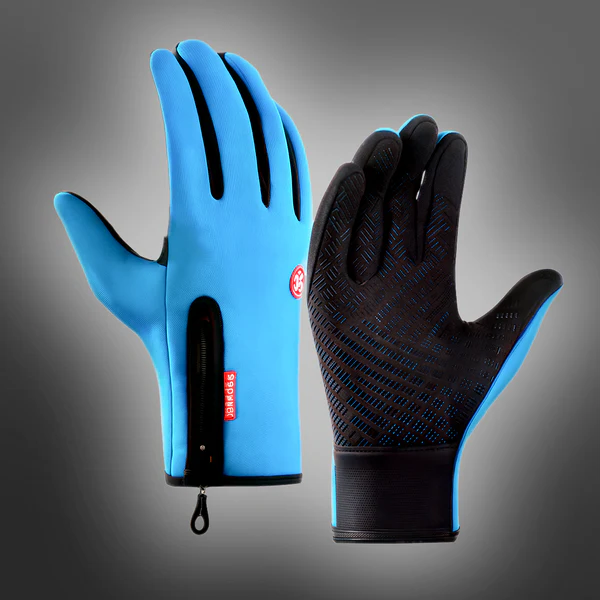 Touchscreen Winter Gloves with Textured Grip and Insulated Lining