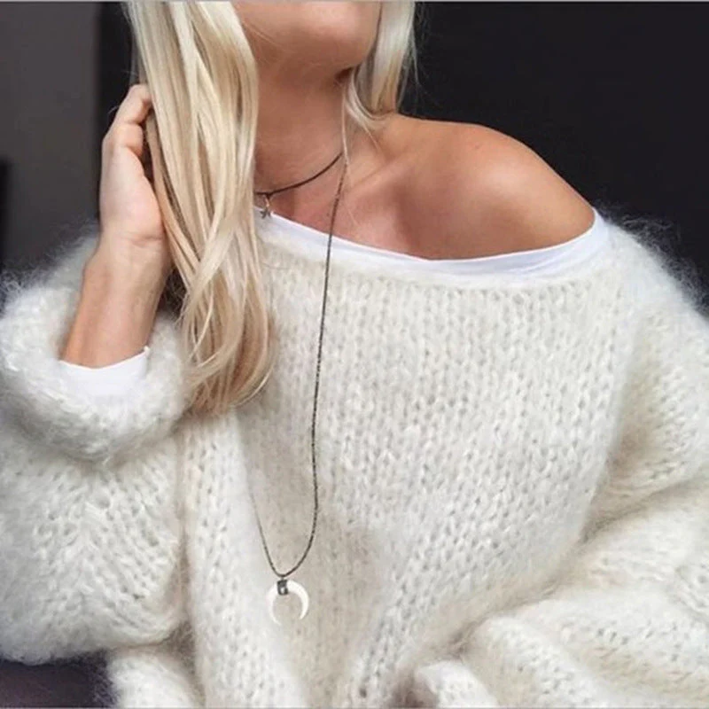 Merino Wool Sweater with Ribbed Cuffs and Modern Cut, Machine Washable