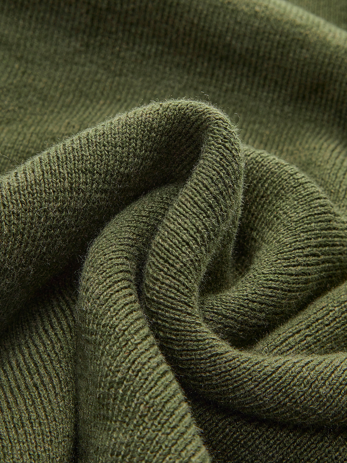 Cold Shoulder Sweater with Pleated Knit and Wool Blend Fabric