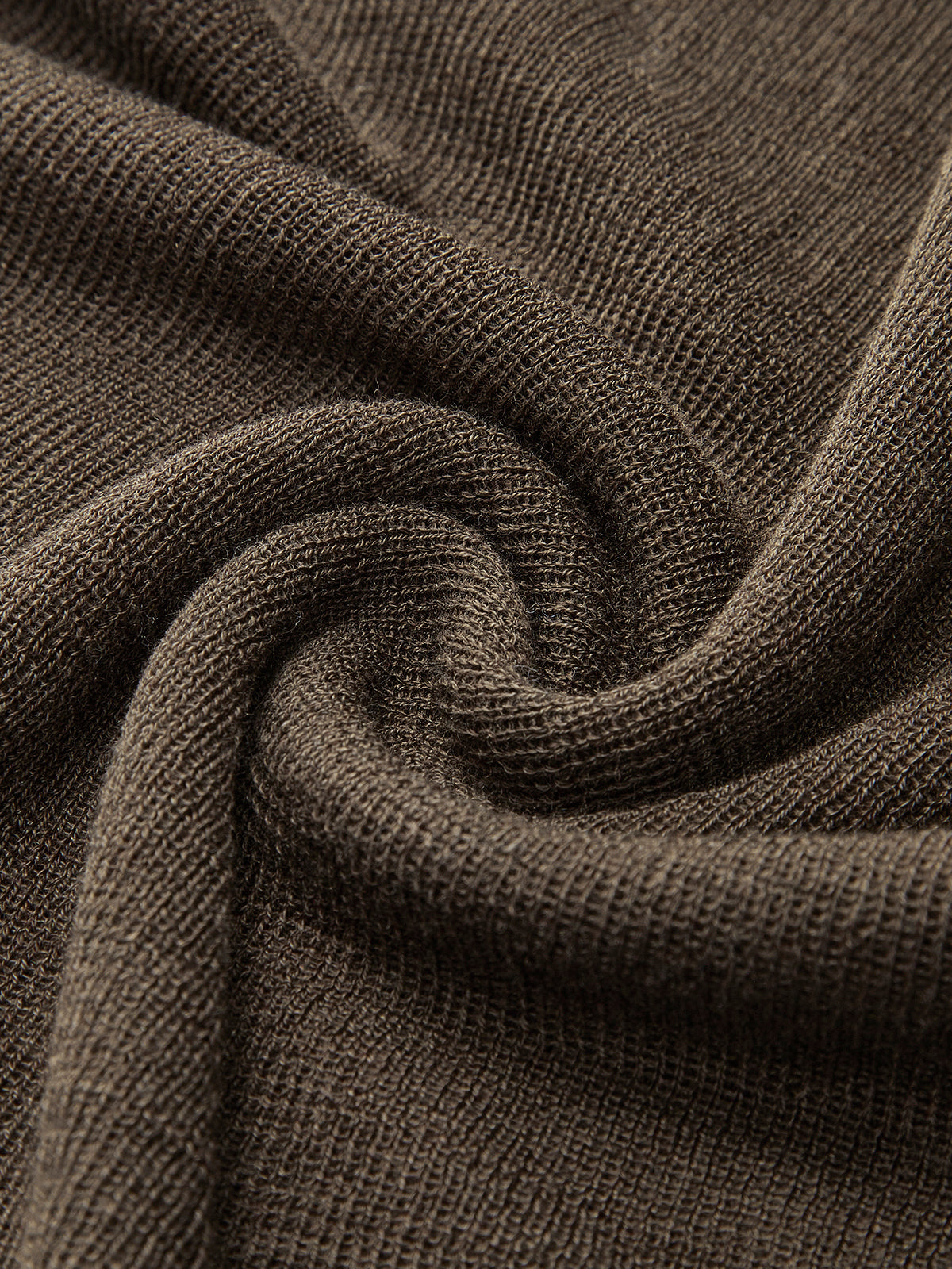 Wool Blend Sheer Turtleneck with Moderate Stretch and Regular Fit
