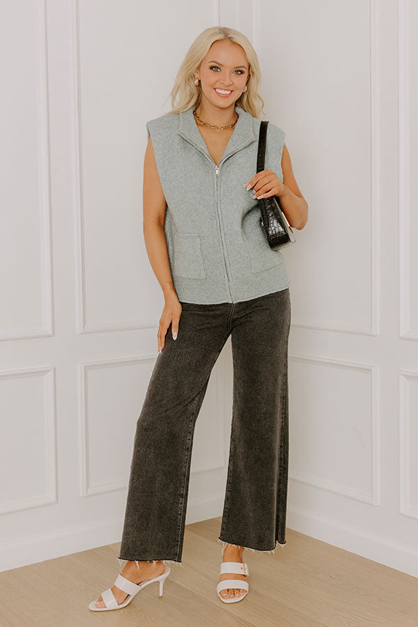 Cabin Cozy Knit Vest Image 1