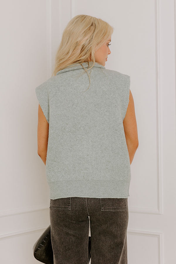 Cabin Cozy Knit Vest Image 6