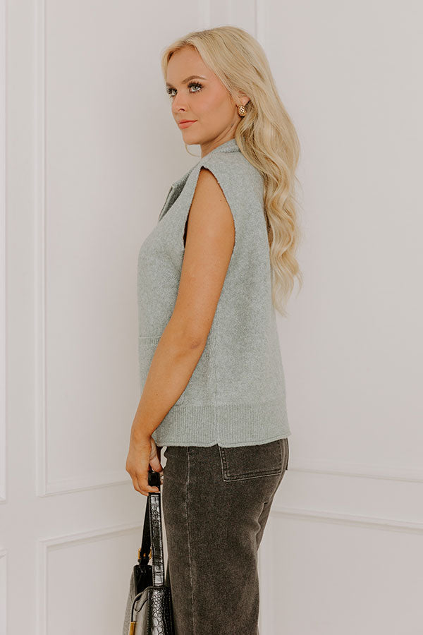 Cabin Cozy Knit Vest Image 5