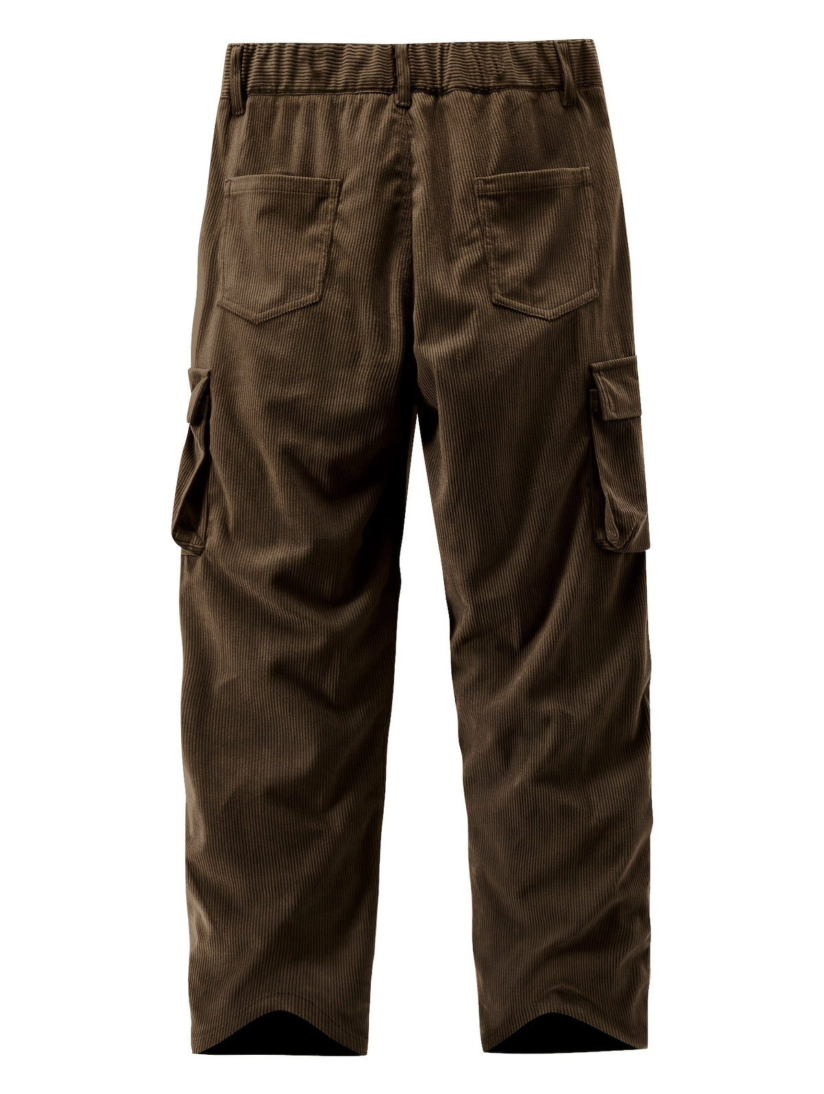 Cargo Pants with Multiple Pockets and Elastic Waistband, Relaxed Fit