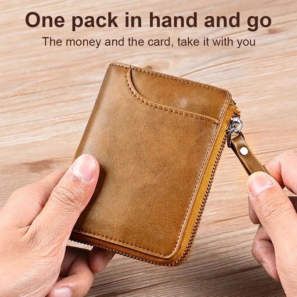 RFID Blocking Wallet with 14 Card Slots and Cash Compartment, Multiple Colors