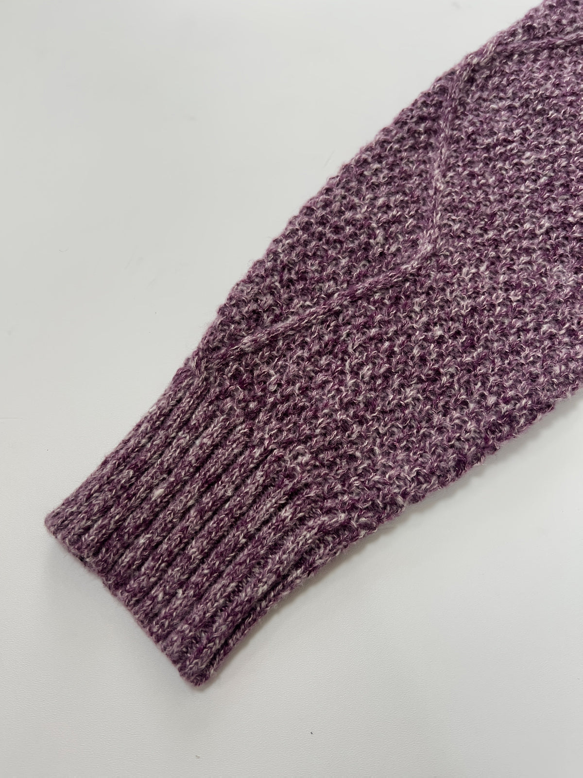 Cable Knit Sweater Dress with Round Neckline and Midi Length Loose Relaxed Fit