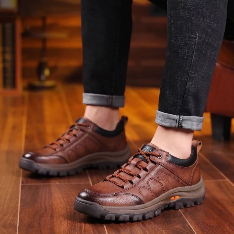 Mens Orthopedic Walking Shoes, Slip On Sneakers, Casual Lightweight Comfort Loafers