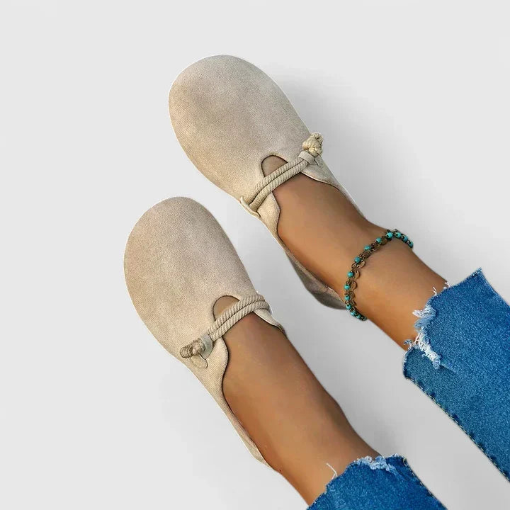 Lace Loafers with Orthopedic Footbed and Cushioned Support for All Day Wear