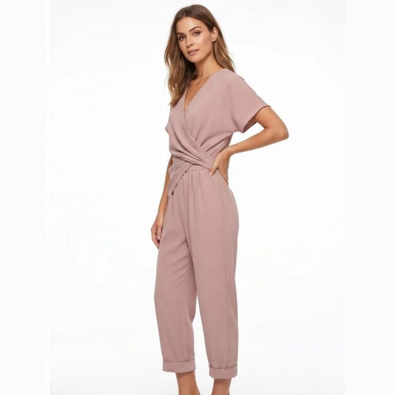 Elegant Two Piece Set, Fashionable Matching Outfit for Womens Everyday Style