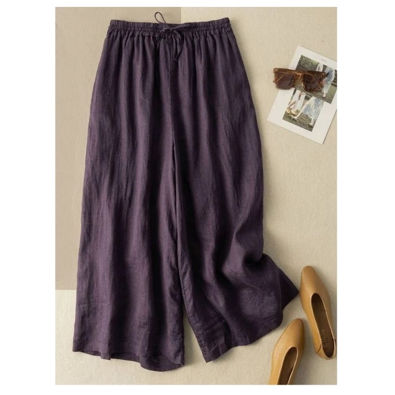 Womens Relaxed Drawstring Pants, Comfortable Casual Pants for Daily Comfort and Style