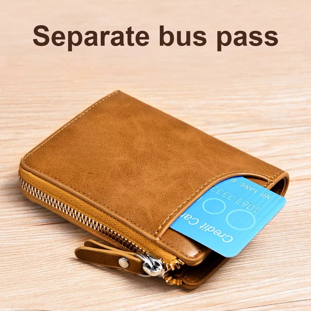 RFID Blocking Wallet with 14 Card Slots and Cash Compartment, Multiple Colors
