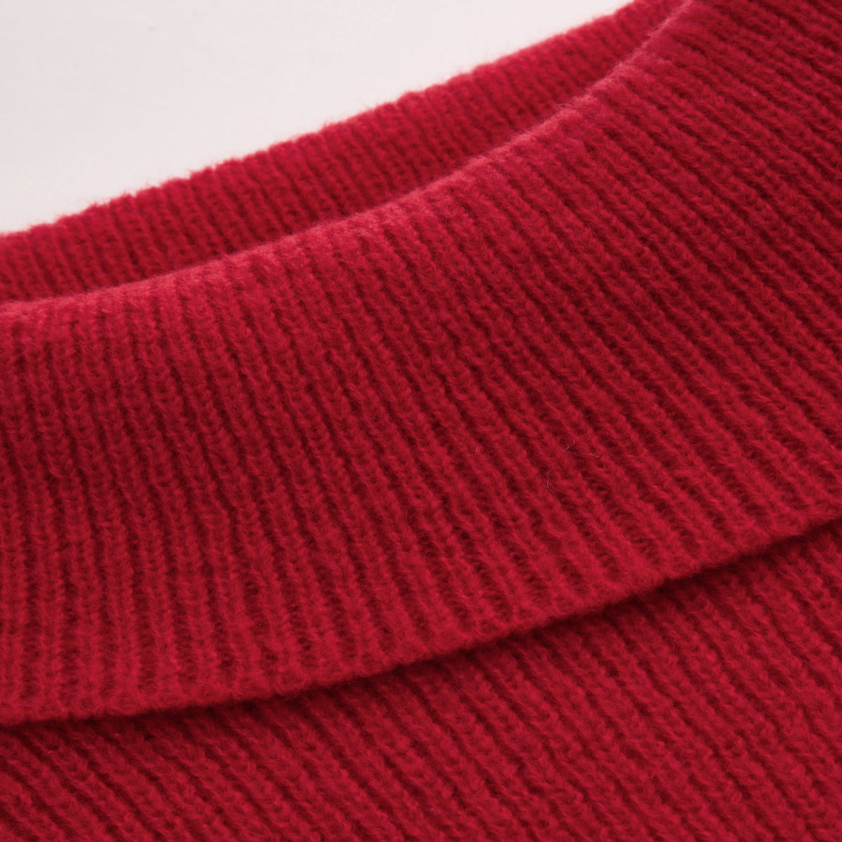 Relaxed Fit Knit Sweater with Long Sleeves and High Stretch Acrylic Fabric