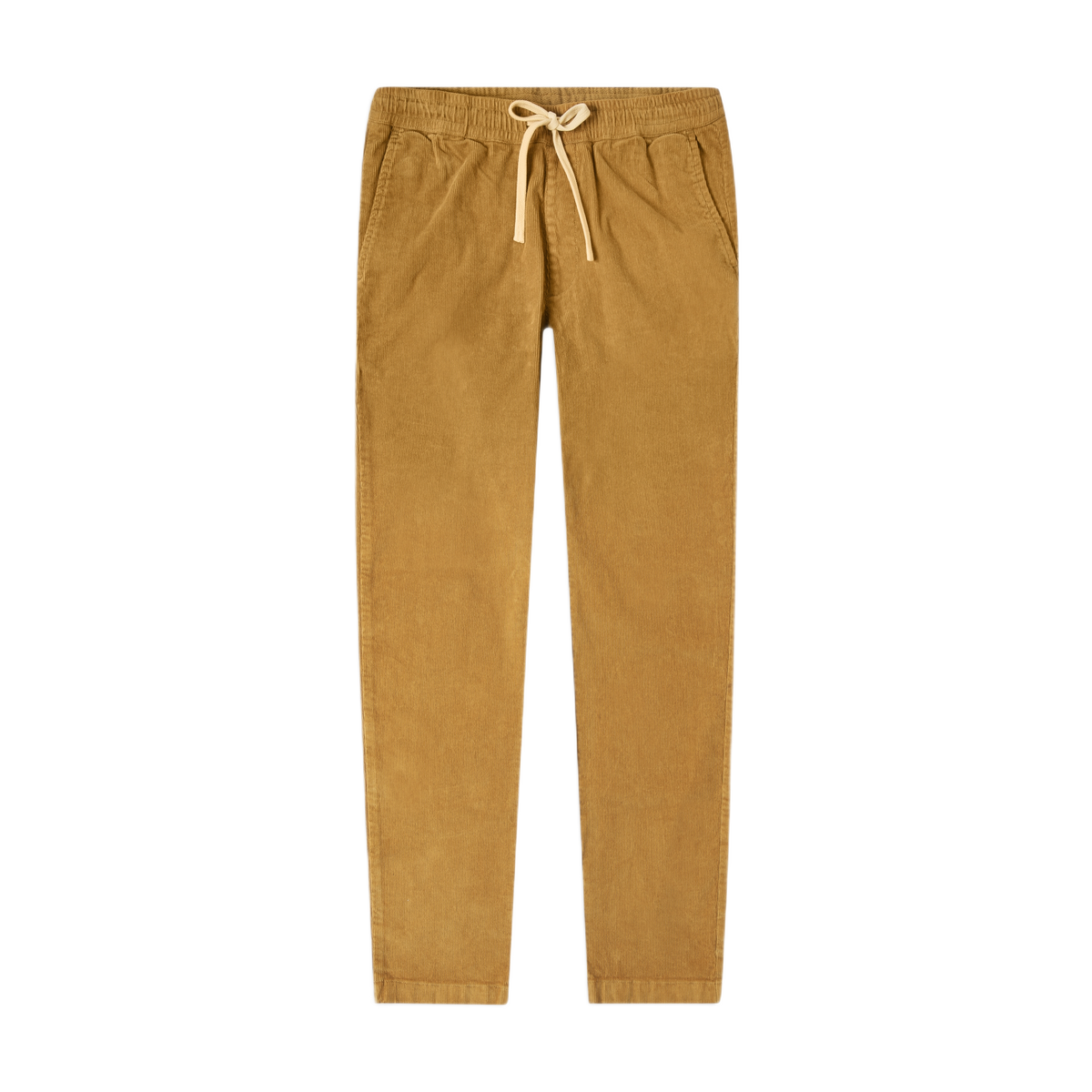 Corduroy Easy Pant British Khaki front flat