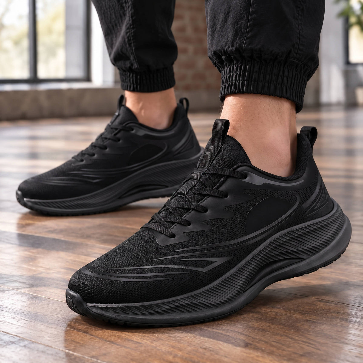 Sculpted Sole Sneakers, Modern Casual Shoes for Everyday Comfort and Style