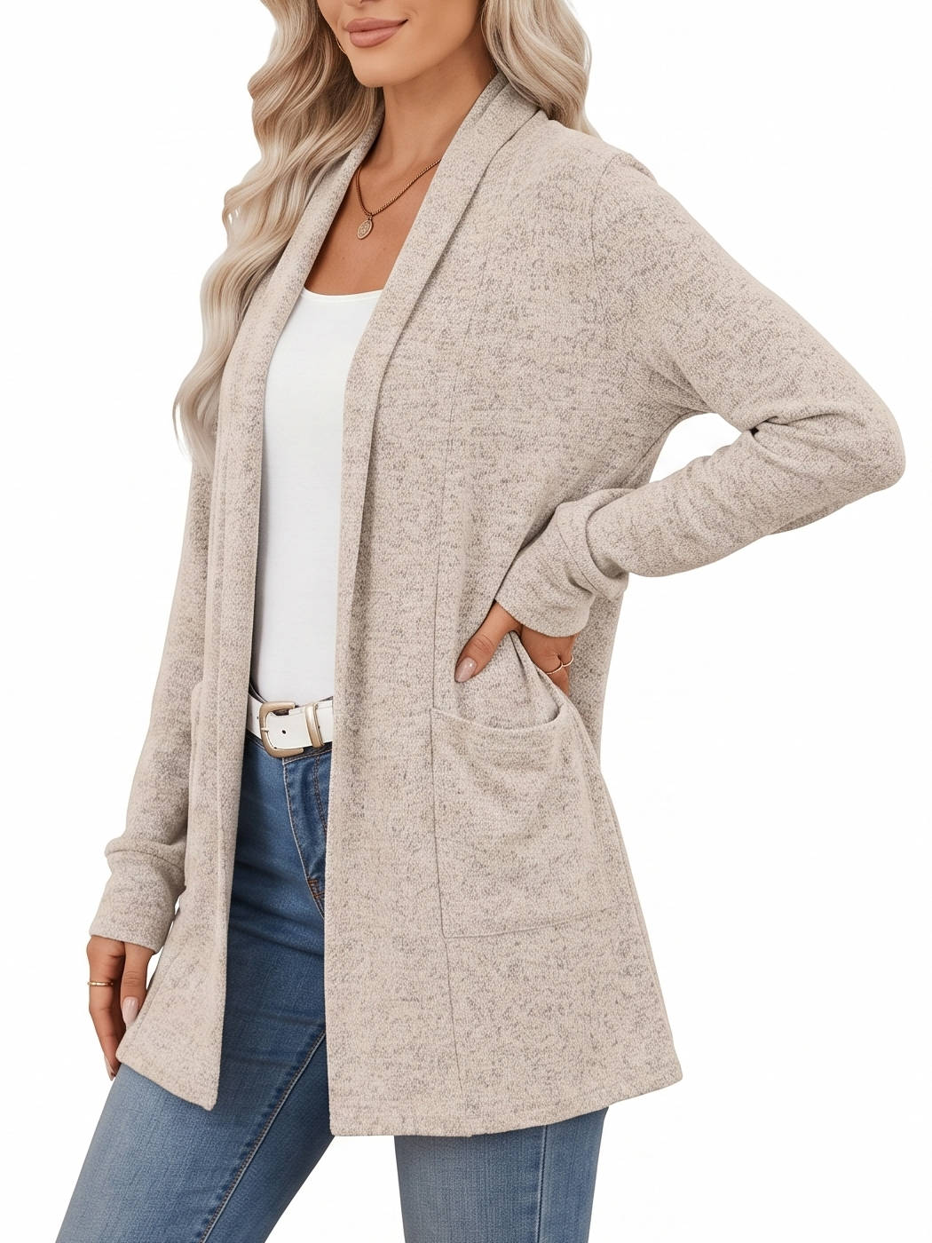 Cardigan Sweaters for Women, Lightweight Open Front Long Cardigan with Pockets, Business Casual, Airport Travel, Teacher Outfits, 2026 Fall Fashion