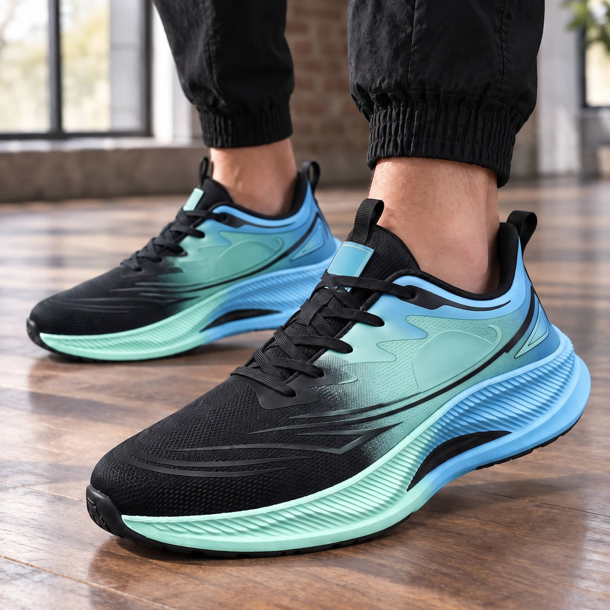 Sculpted Sole Sneakers, Modern Casual Shoes for Everyday Comfort and Style
