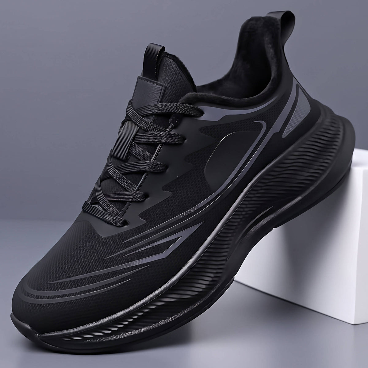 Sculpted Sole Sneakers, Modern Casual Shoes for Everyday Comfort and Style