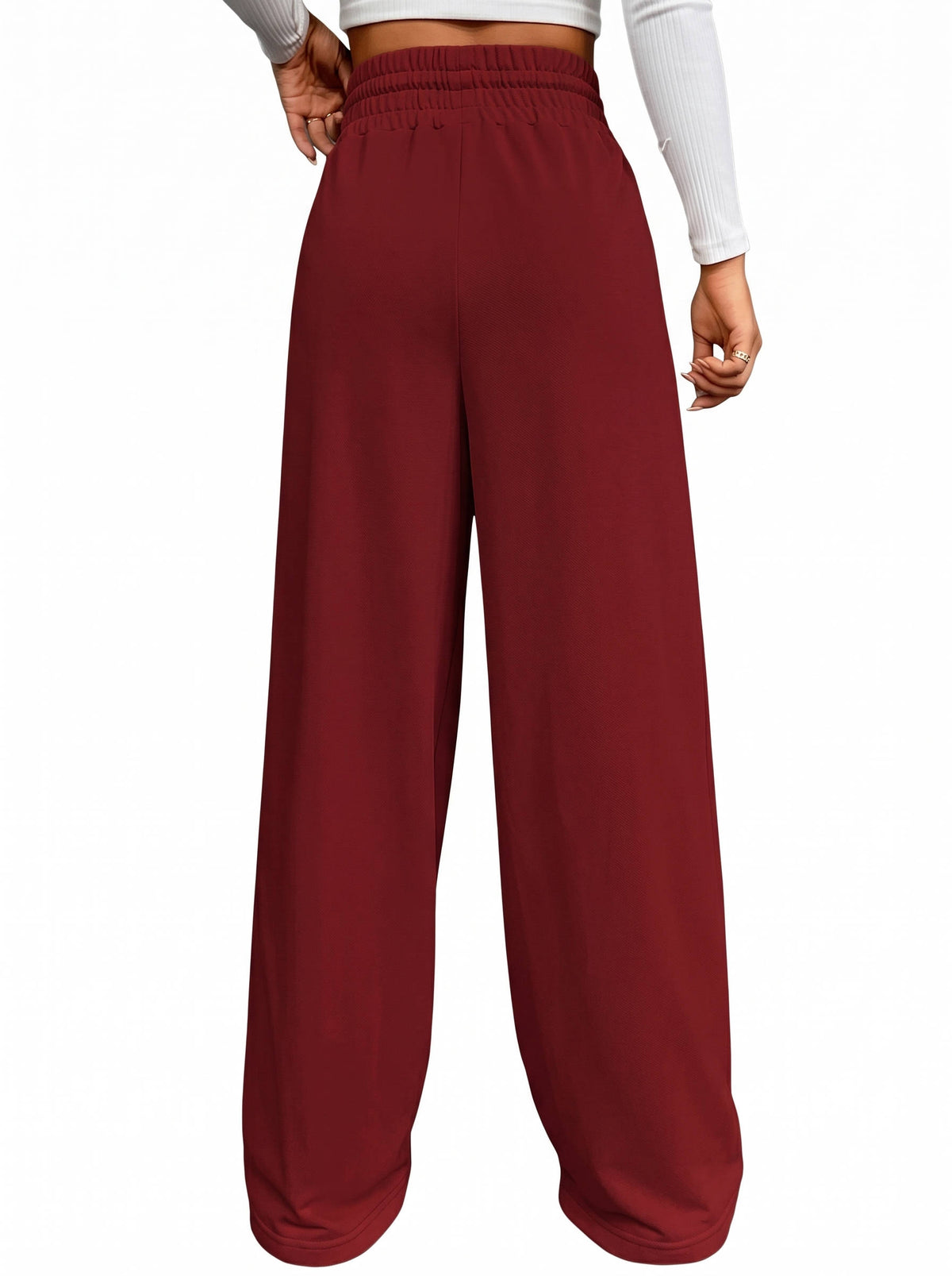 Womens Wide Leg Sweatpants, High Waisted Baggy Sweat Pants for Fall Casual Wear and Comfortable Everyday Outfits