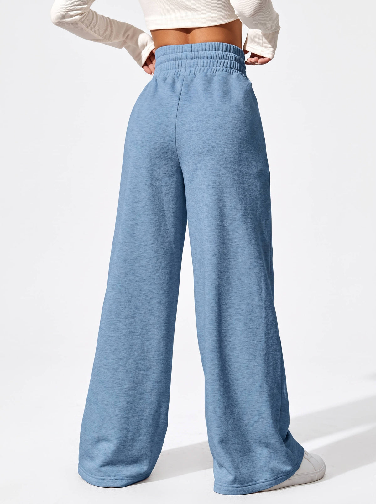 Womens Wide Leg Sweatpants, High Waisted Baggy Sweat Pants for Fall Casual Wear and Comfortable Everyday Outfits