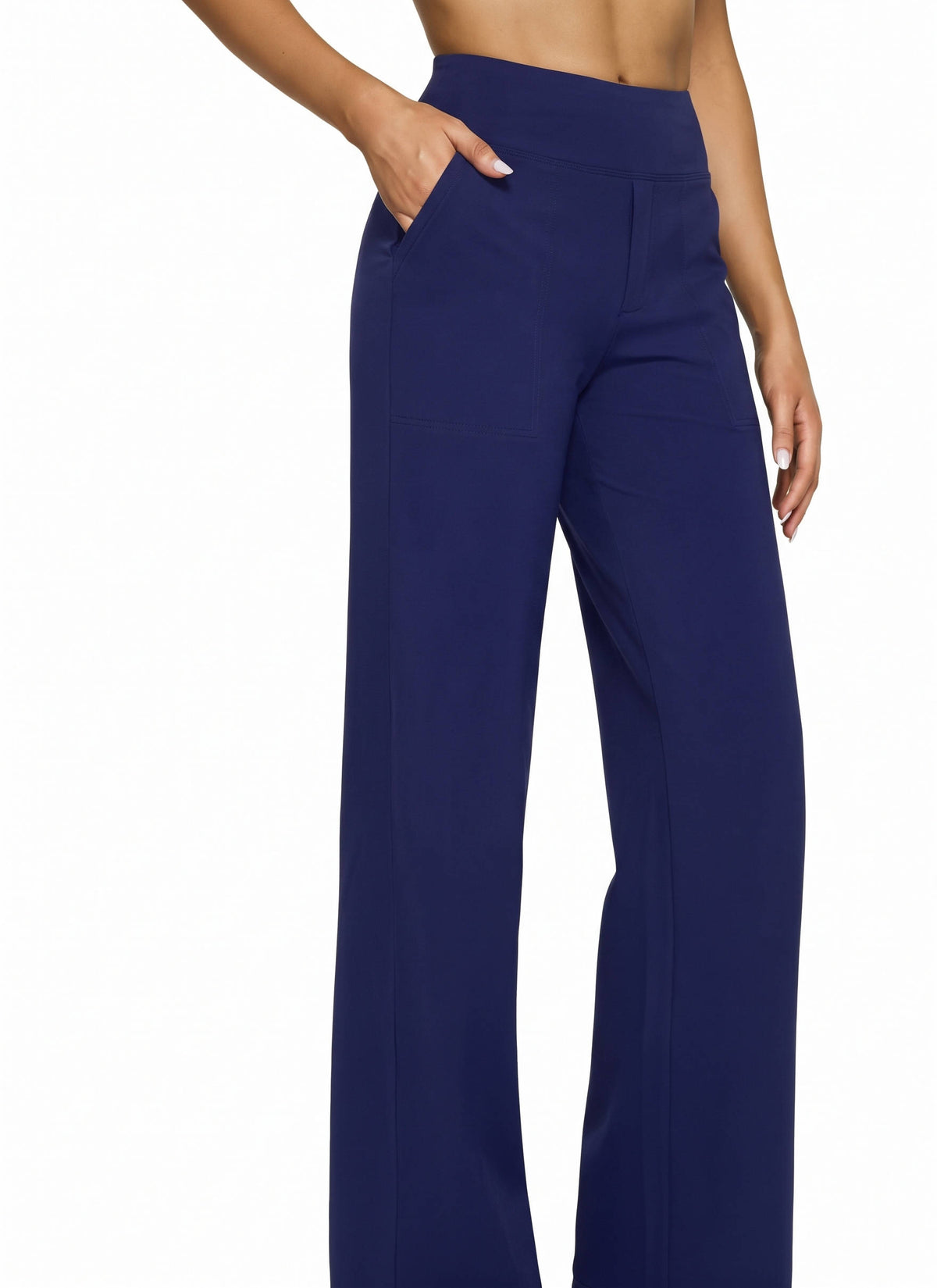Womens Yoga Pants, High Waisted Wide Leg Pants with Pockets for Yoga, Lounge and Everyday Wear
