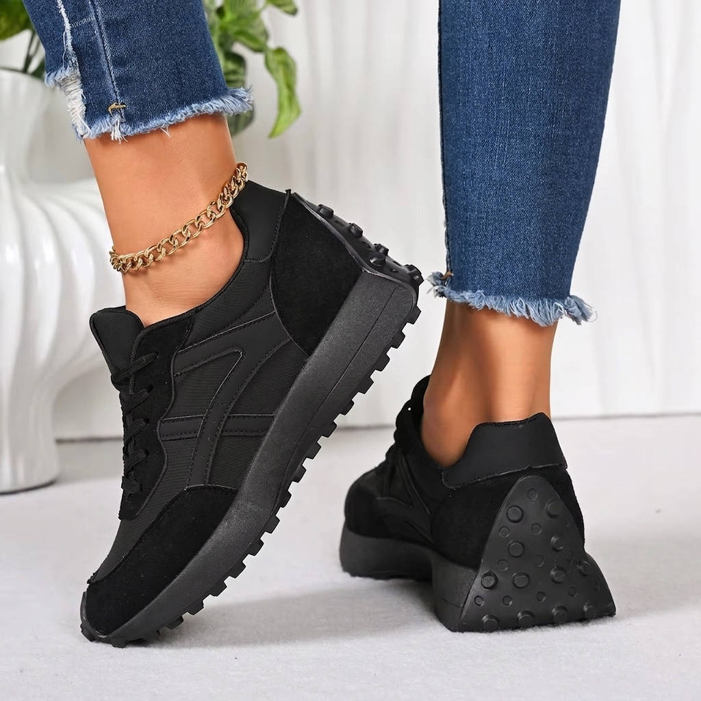 Walking Sneakers, Lightweight Everyday Shoes with Cushioned Insole and Mesh Upper