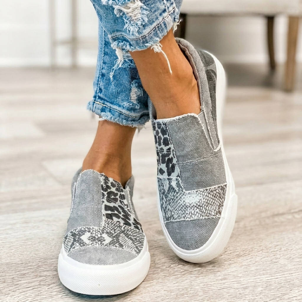 Trendy Slip on Shoes, Comfortable Walking Shoes for Daily Use