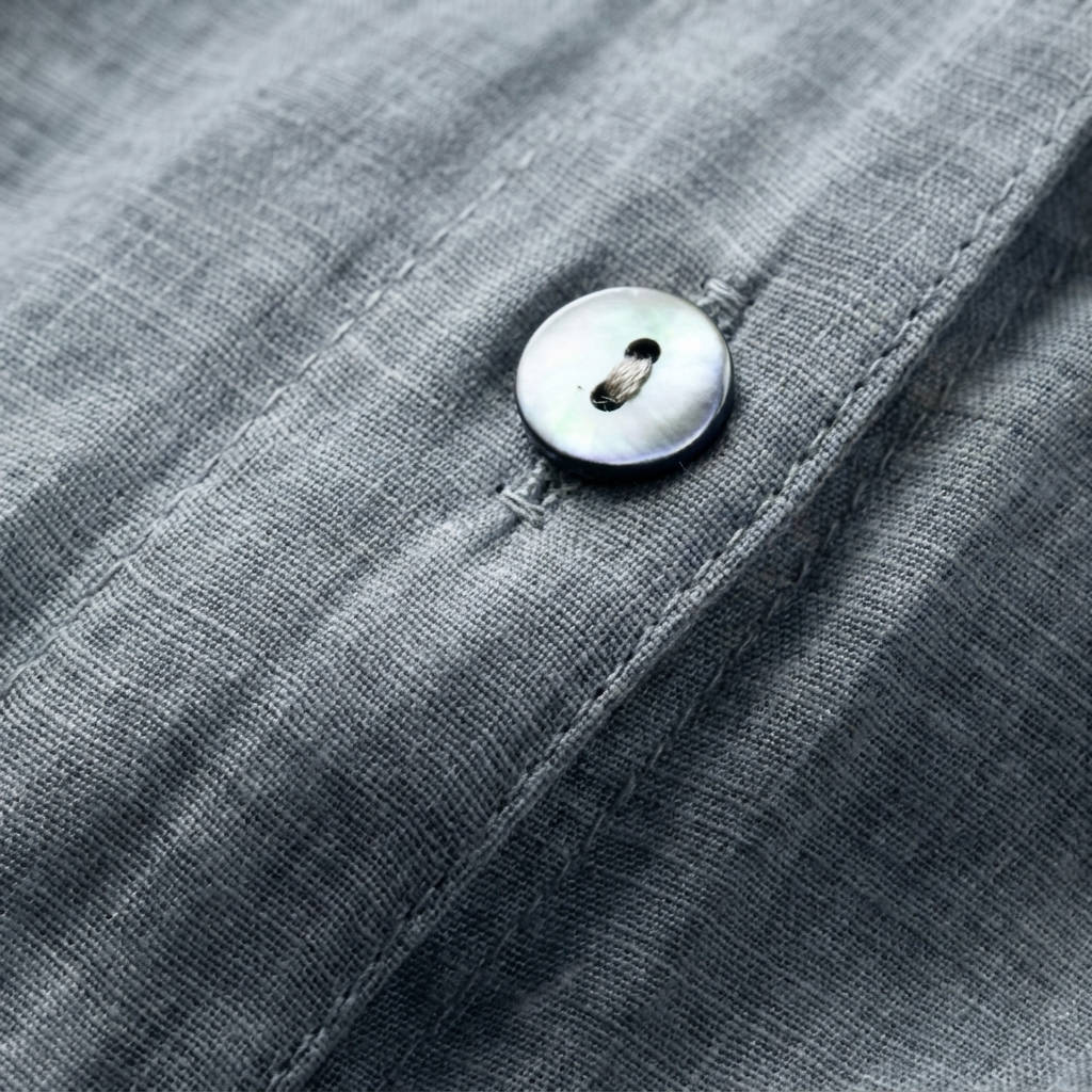 Vintage Button Detail Blouse, Stylish Women’s Casual Top for Daily Fashion